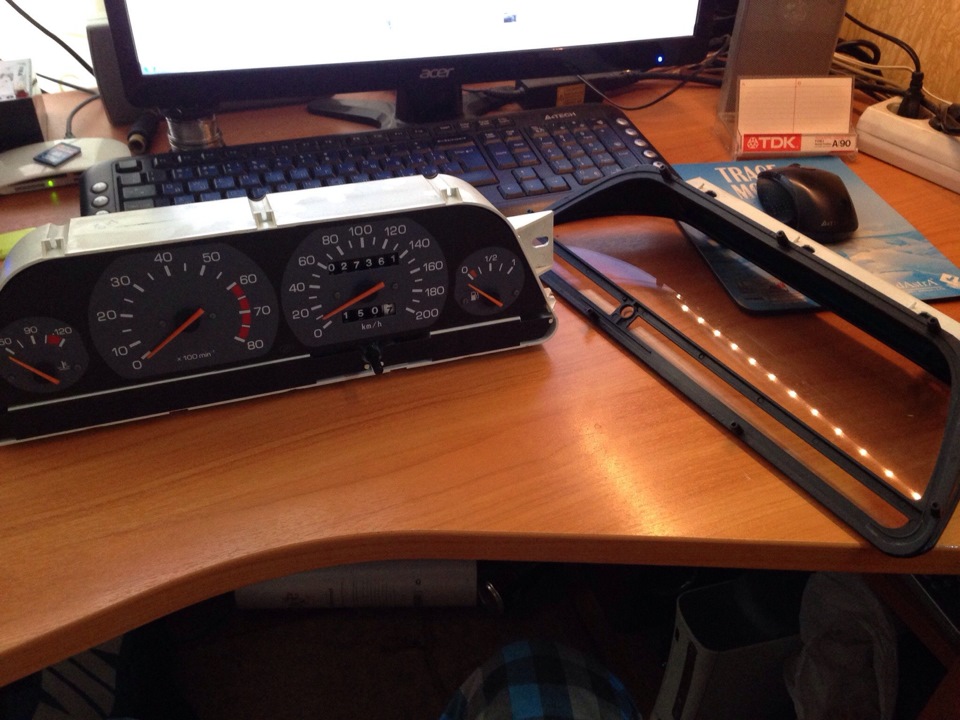 Пересвет приборной панели — ИЖ 2126, 1,7 л, 2003 года | стайлинг | DRIVE2