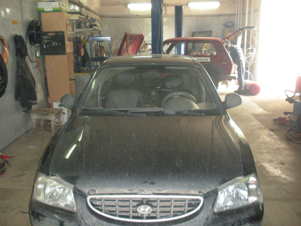 Установка газобаллонного оборудования 4 поколения на хендай акцент в ...