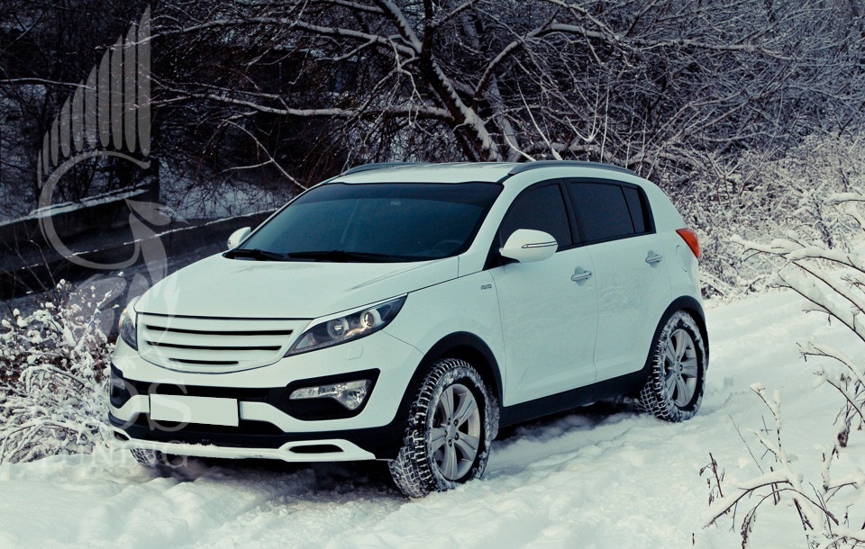 Кия спортейдж 3 тюнинг фото Front Radiator Grille. - KIA Sportage (3G), 2 л, 2012 года тюнинг DRIVE2