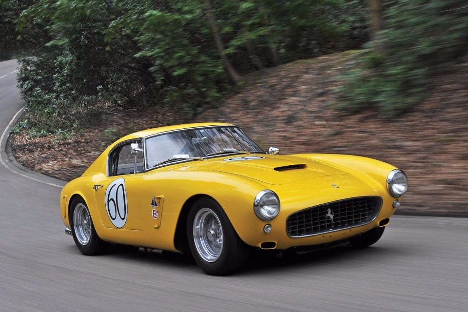 Ferrari 250 gt Berlinetta SWB желтая