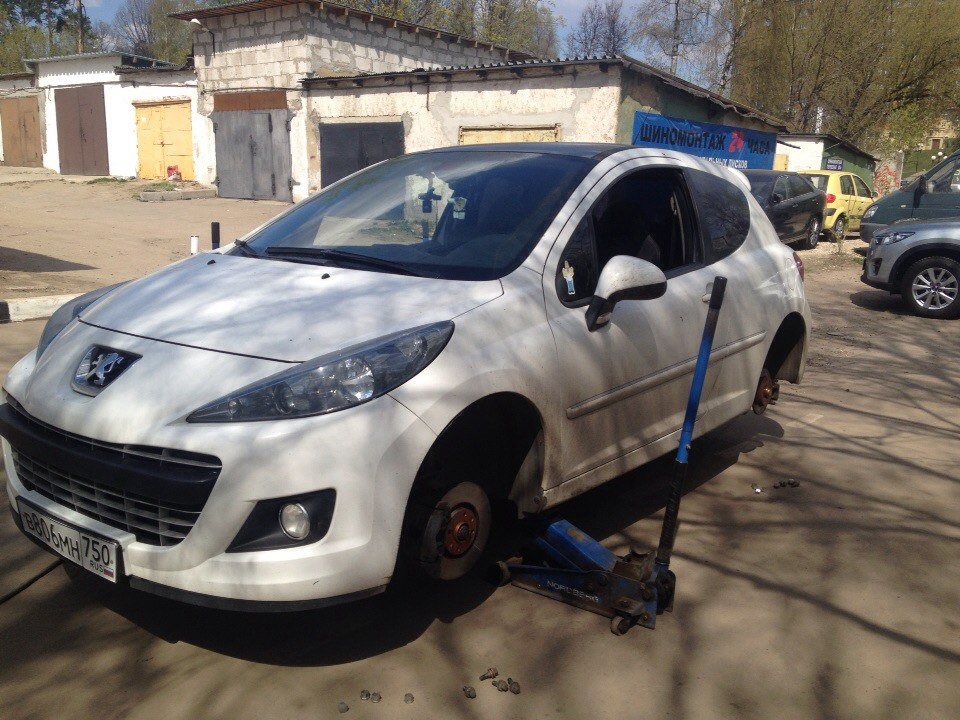 Переобулся — Peugeot 207 RC, 1,6 л, 2009 года | шины | DRIVE2