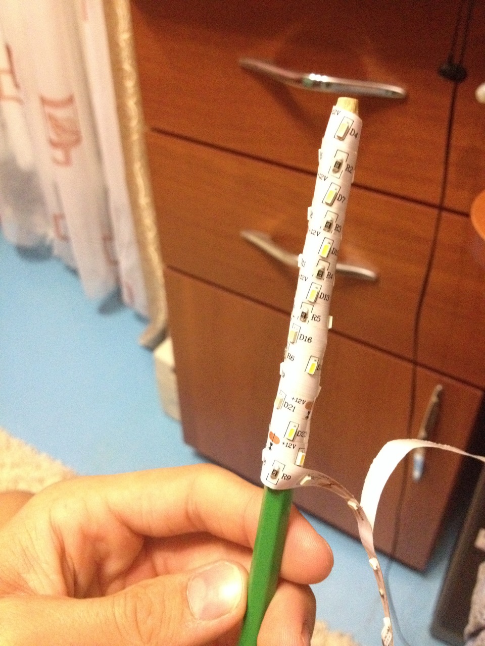 Самодельные лампы из LED. Стробоскопы в фары ВАЗ 2107 + видео — Lada ...