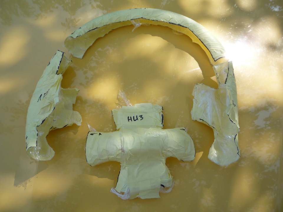 Первая попытка обшить руль кожей — Renault Kangoo (1G), 1,5 л, 2007 ...