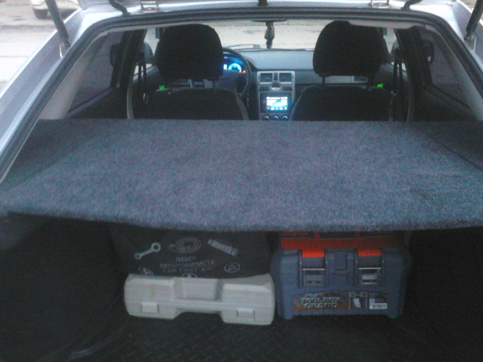 Установка акустической полки с боковинами — Lada Приора хэтчбек, 1,6 л ...