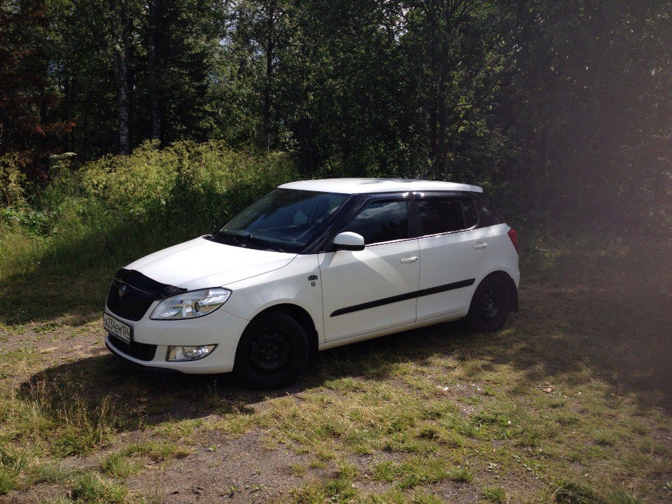 Саянское кольцо. Мир сибири. '15 — Skoda Fabia Mk2, 1,6 л, 2011 года ...