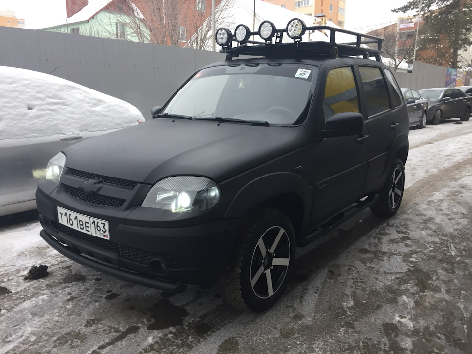 Покраска раптором - Chevrolet Niva, 1,7 л, 2012 года своими руками DRIVE2