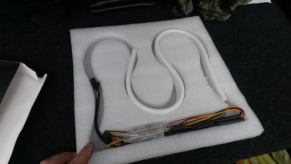 Гибкие ДХО в фары — Lada 2114, 1,6 л, 2008 года | стайлинг | DRIVE2