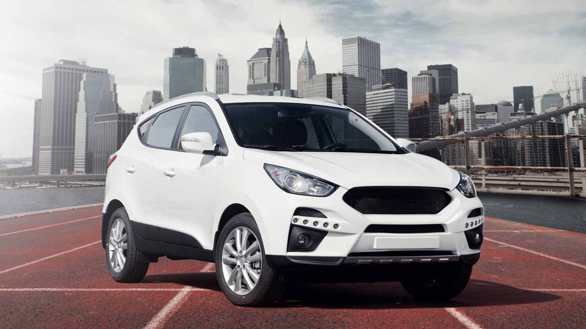 Hyundai ix35 тюнинг фото Hyundai ix35 2.0 бензиновый 2012 на DRIVE2