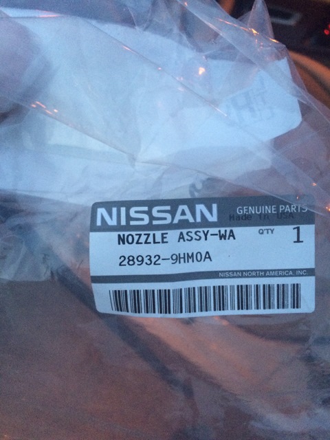 289329HM0A Веерная форсунка стеклоомывателя NISSAN INFINITI | Запчасти ...