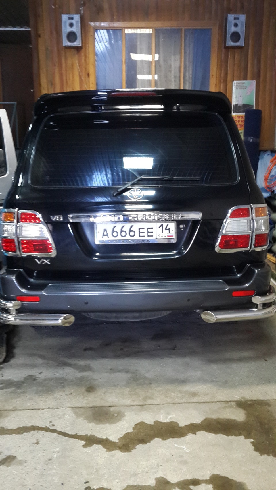 Замена номеров — Toyota Land Cruiser 100, 4,7 л, 2006 года | другое ...