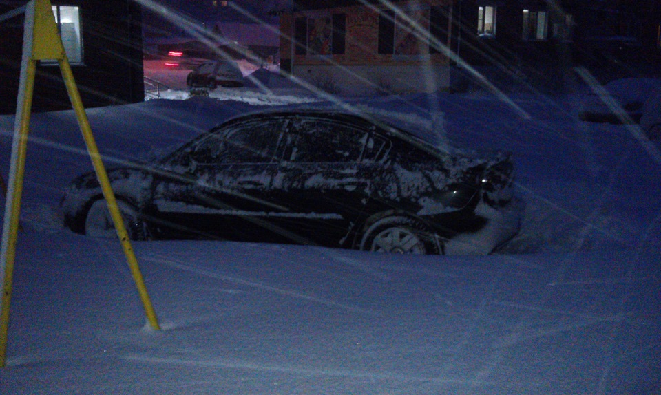 ПришлИ СНЕГОПАДЫ в Кемеровскую область — Mazda 3 (1G) BK, 1,6 л, 2006 ...