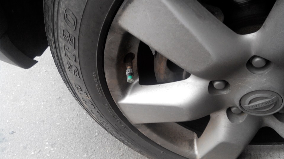 Индикаторы давления шин — Nissan X-Trail II (t31), 2 л, 2007 года ...