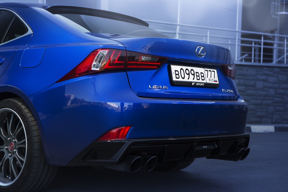 Lexus is f Ultrasonic Blue Metallic