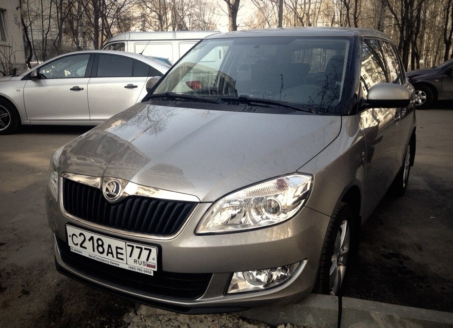 Немного фотографий) — Skoda Fabia Mk2, 1,6 л, 2013 года | фотография ...