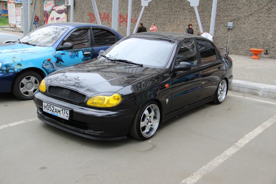 Daewoo lanos такси белый