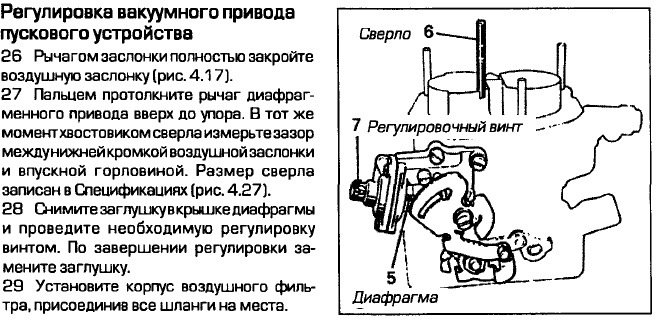 Как отрегулировать карбюратор вебер на рено 19