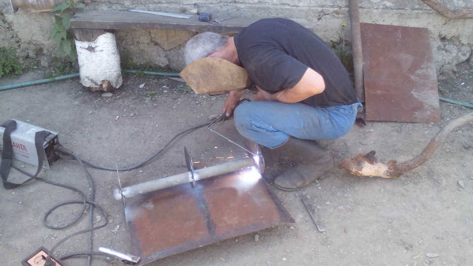 Новый выхлоп. Изготовление глушителя из подручных материалов) — Honda ...