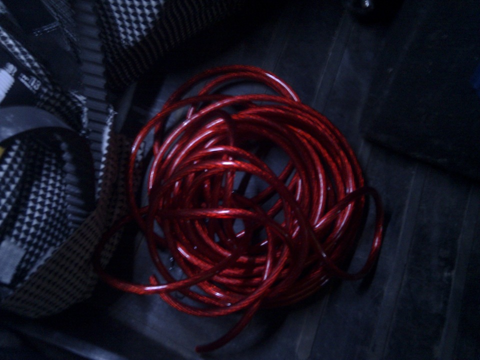 Проводка для сабвуфера / Wiring for the subwoofer — Lada Калина ...