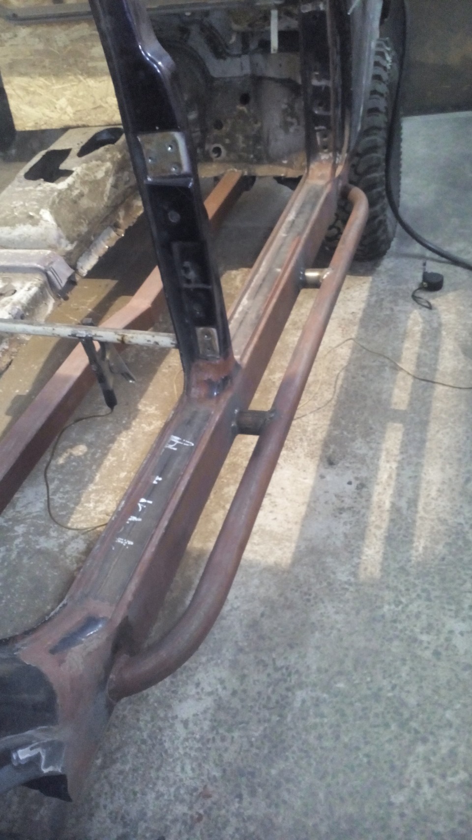 вкратце по лонжерону и силовым порогам — Lada 4x4 5D, 1,7 л, 2002 года ...