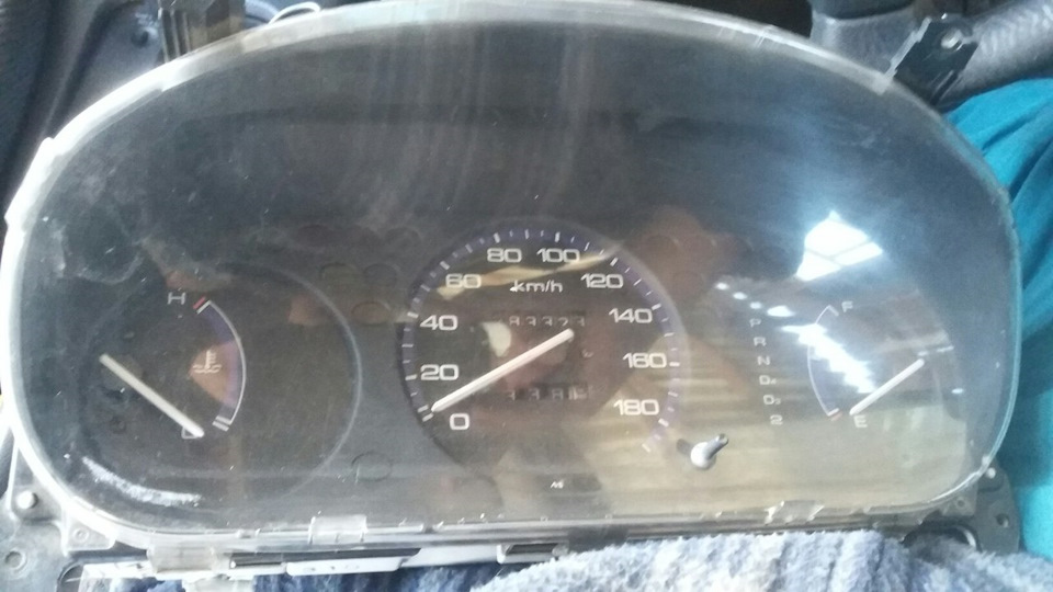 Приборный щиток с тахометром — Honda Civic (6G), 1,5 л, 1999 года ...