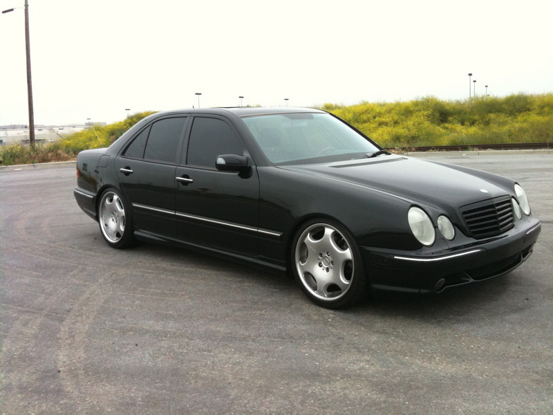 W210 Black Wheels