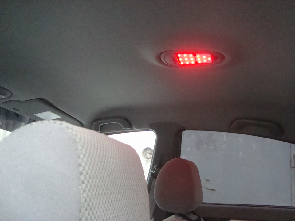 Светодиодная плата подсветки Шевроле Лачетти, цв. красный — DRIVE2