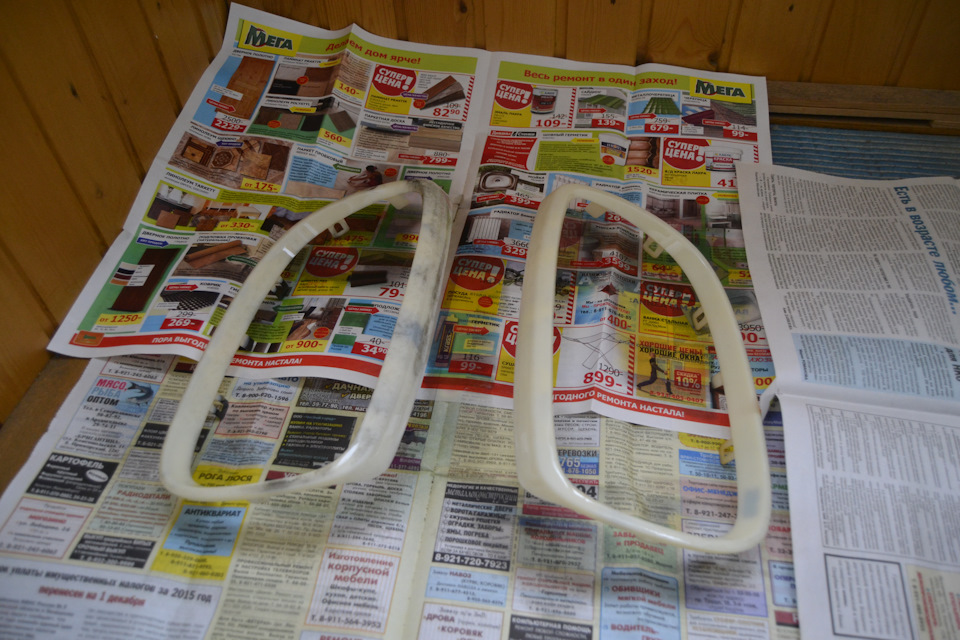 Удаляем хром с решетки хлорным железом — BMW 3 series Coupe (E92), 2 л ...