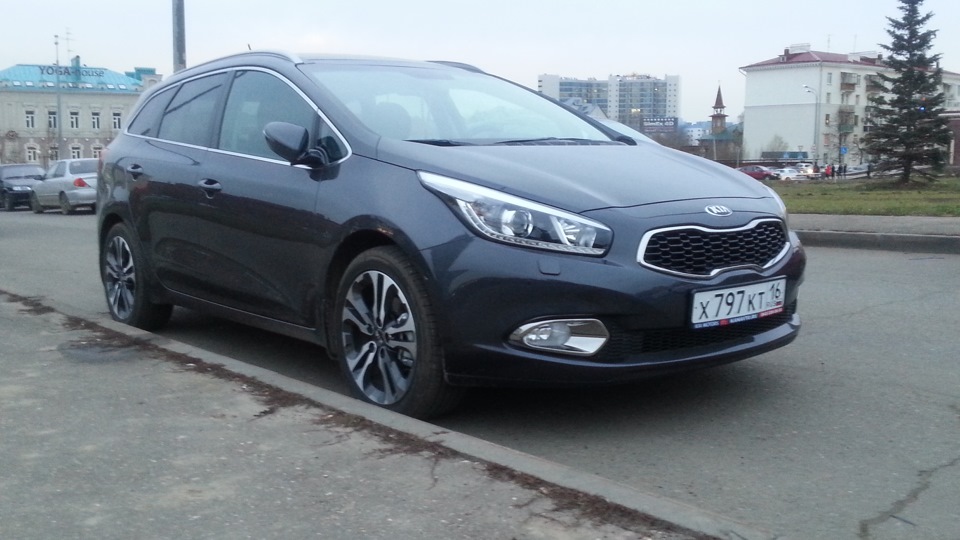 Kia Ceed JD серый матовый