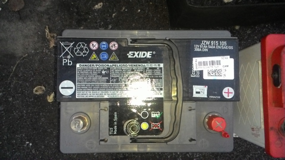 JZW915105 Аккумулятор 61AH/300A / AUDI, SEAT, SKODA, VW VAG | Запчасти ...