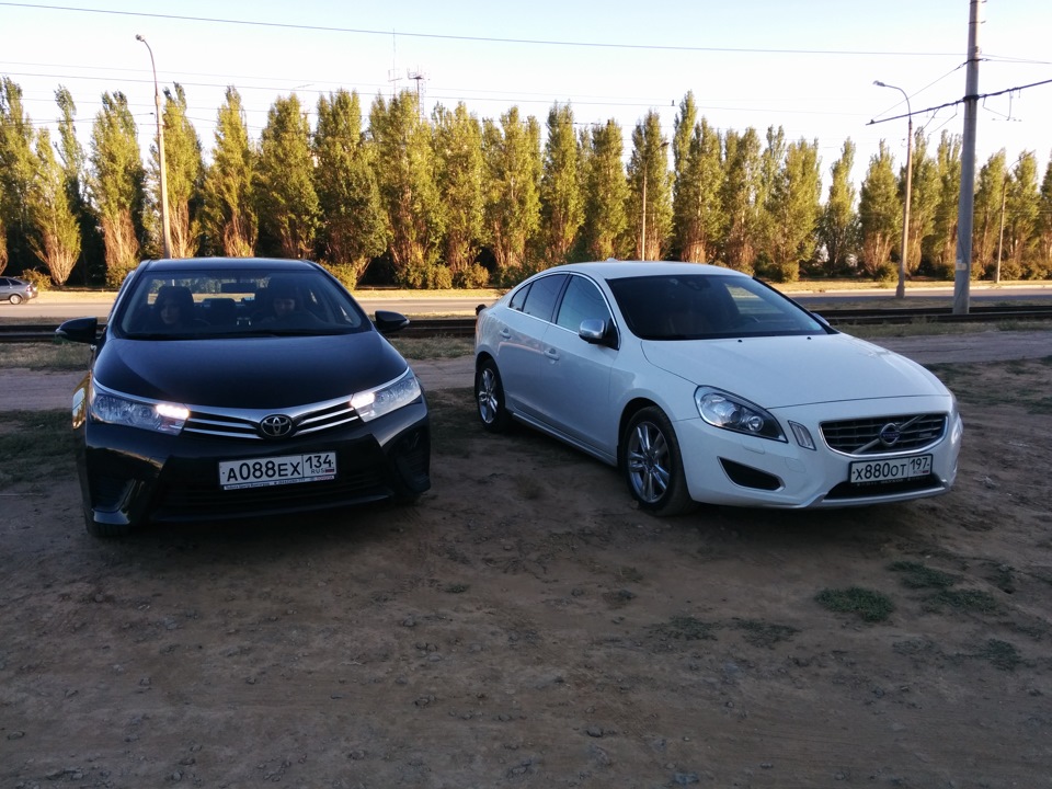 009. Corolla MY2013 vs S60 MY2012. — Volvo S60 (2G), 2,5 л, 2011 года ...