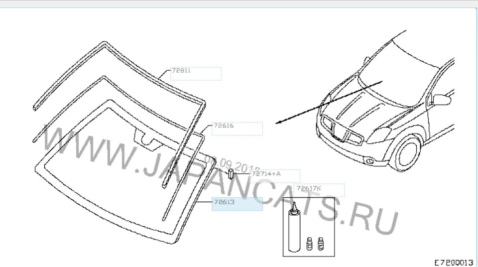 Как выбрать лобовое стекло на ниссан кашкай