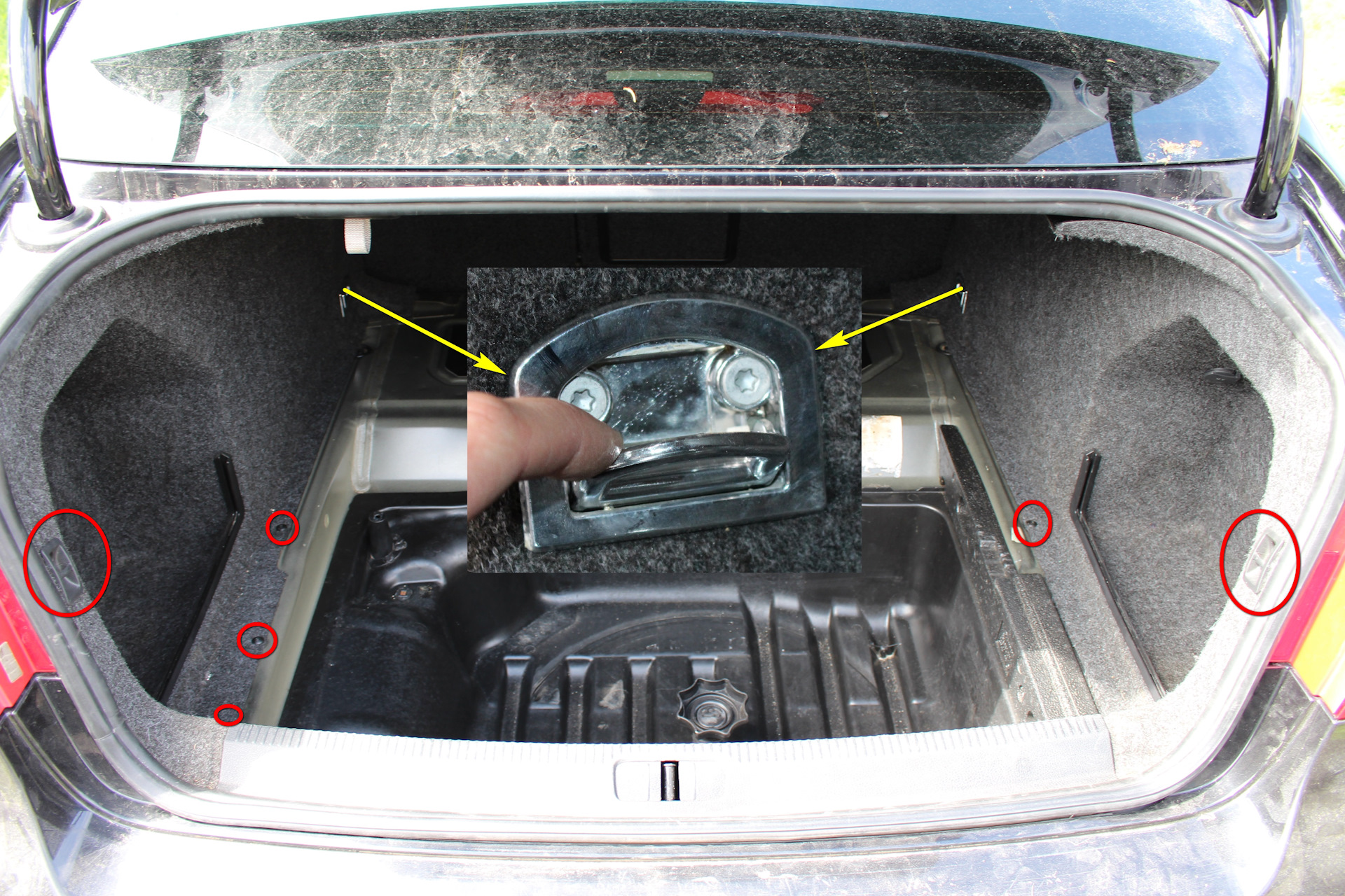 Снятие отделки в салоне и багажнике VW Passat B6