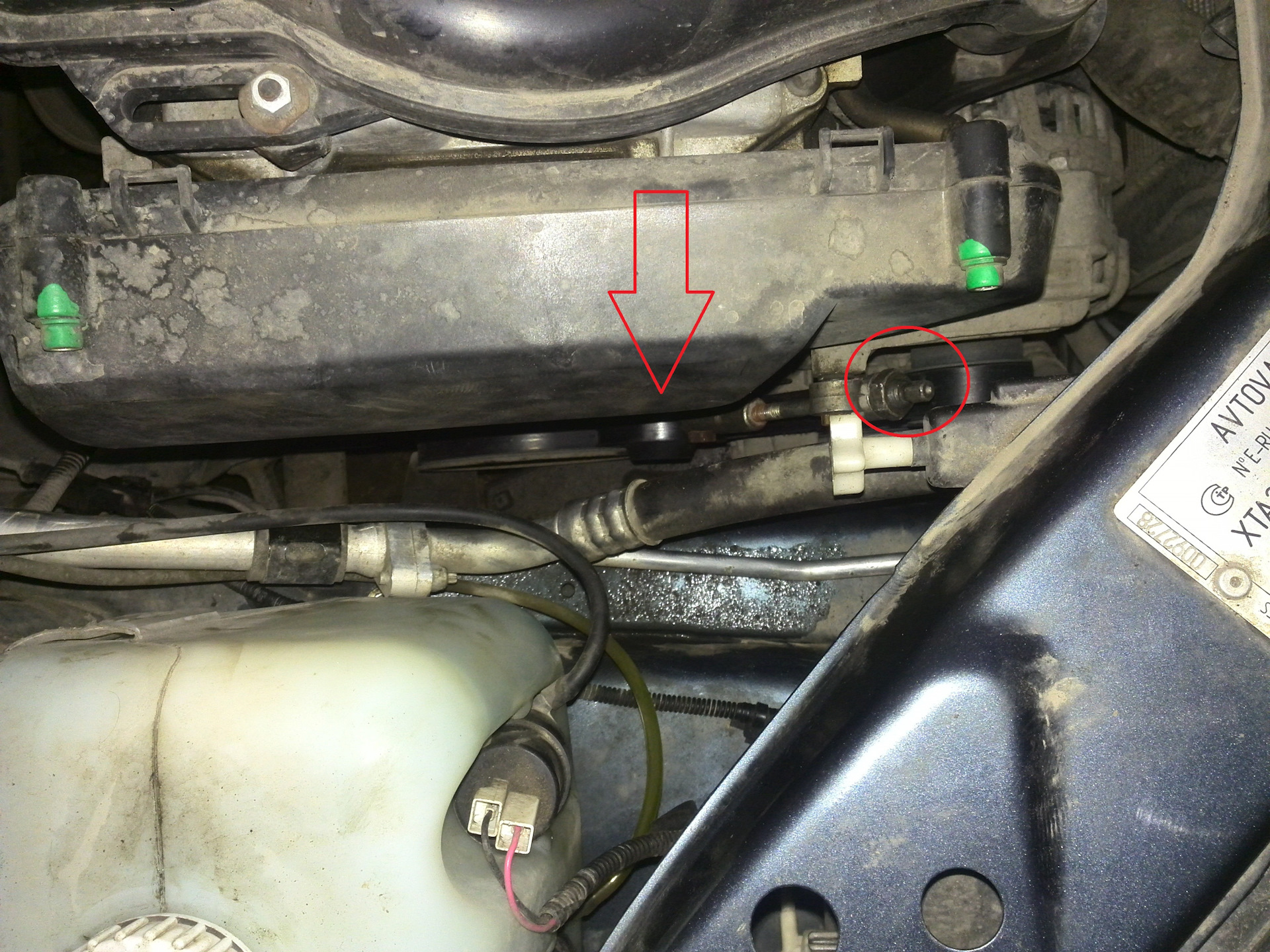 Натяжной ролик ремня навесного оборудования — Lada Гранта лифтбек, 1,6 ...