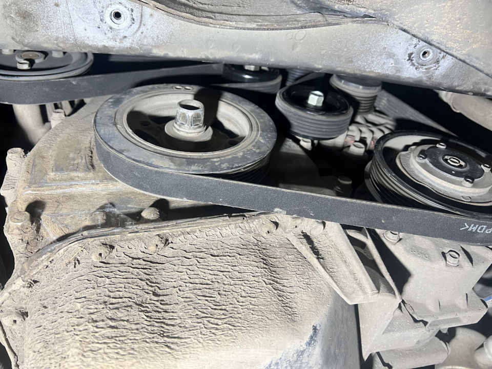 Замена приводного ремня и комплект роликов Киа Соренто 2 — МАРАВТО на ...