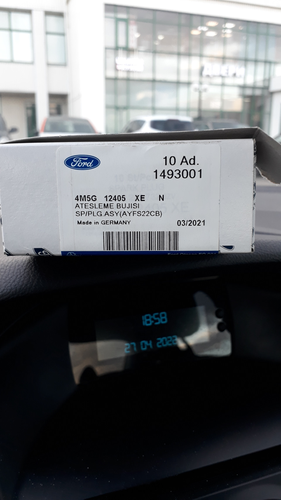 AYFS22CB Свечи зажигания Ford | Запчасти на DRIVE2