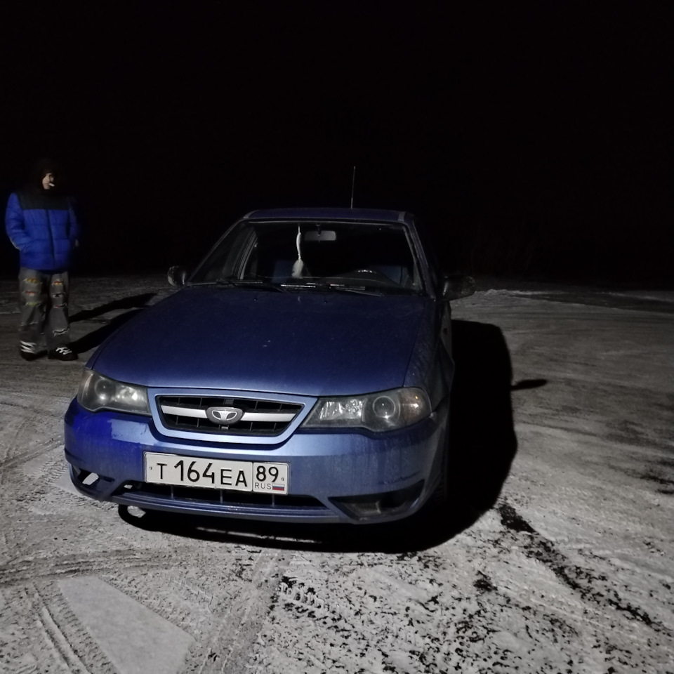 Снег кружится-летает — Daewoo Nexia (N150), 1,6 л, 2008 года | покатушки |  DRIVE2