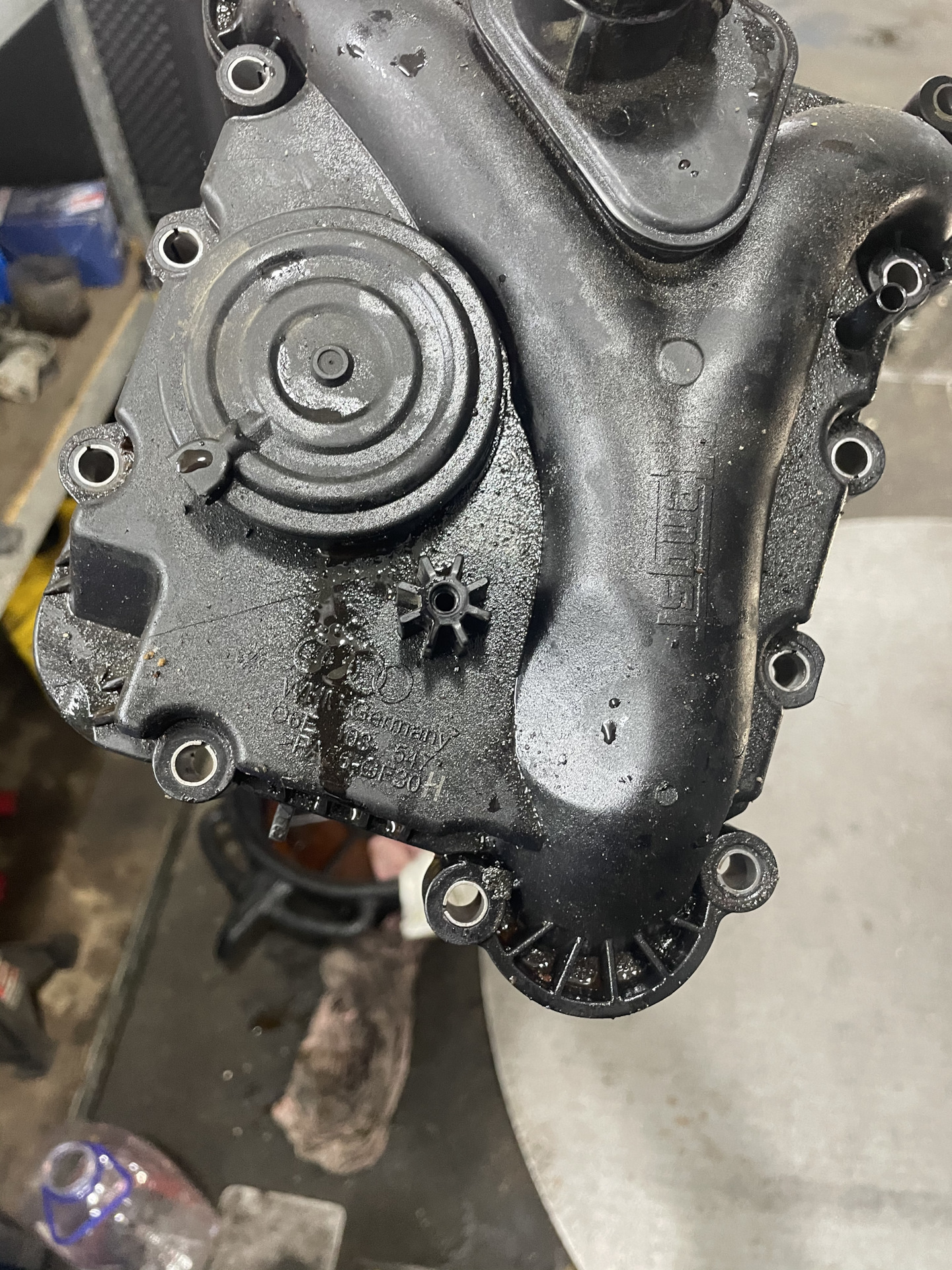 Замена маслоотделителя и даунпайпы — Audi A7 Sportback (1G), 3 л, 2012 ...