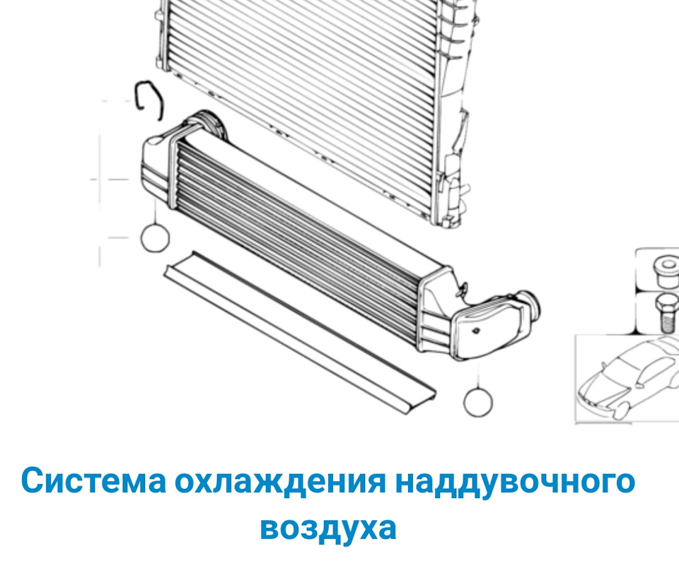 N36 Интеркулер не для сбора масла — BMW X3 (E83), 2 л, 2008 года ...