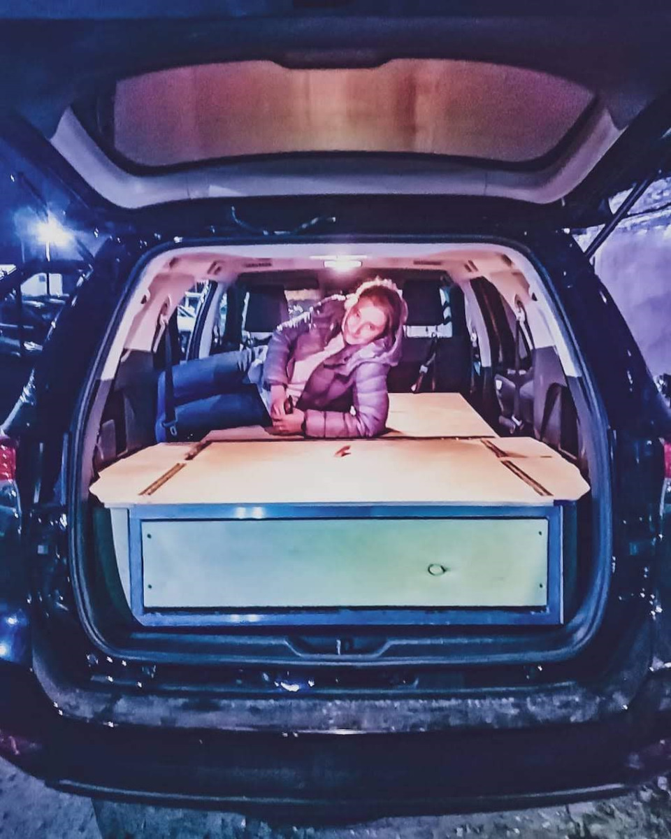 Спальный модуль, поспать мы любим. — Toyota Fortuner (2G), 2,7 л, 2019 ...