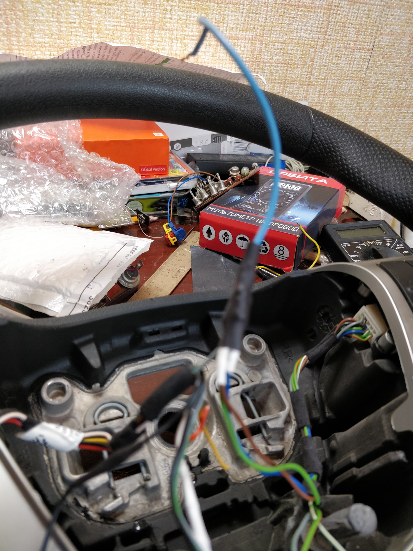 Мультируль на Гранту от Весты часть 1 подключение кнопок — DRIVE2