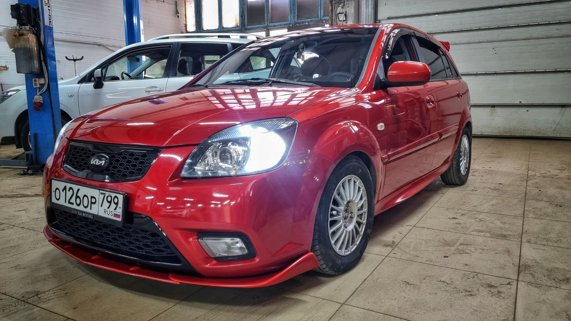 Пороги и сплиттер на рио — KIA Rio (2G), 1,4 л, 2011 года | тюнинг | DRIVE2