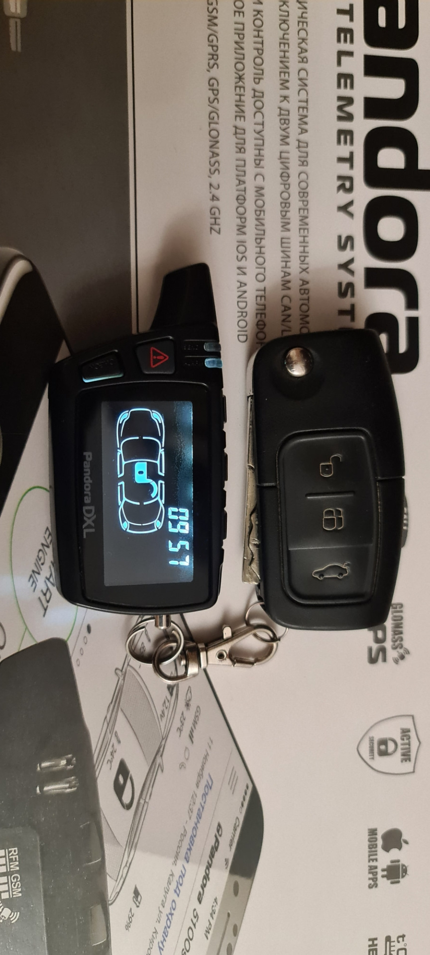 Установка сигнализации — Ford Focus II Hatchback, 2 л, 2010 года ...