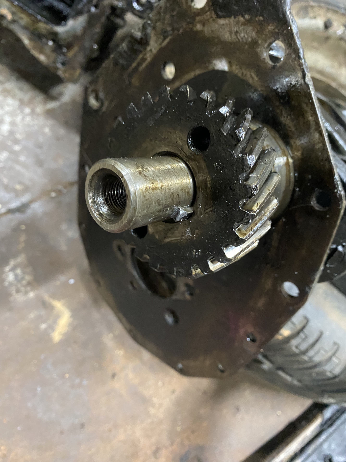 Как снять шестерню коленвала? — Москвич 408, 1,4 л, 1974 года ...