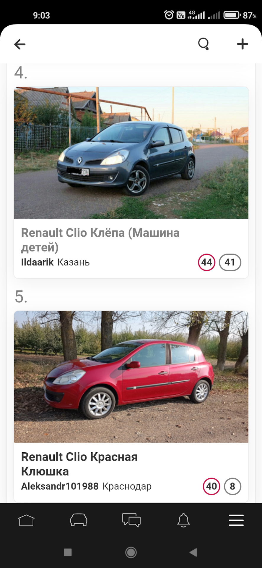 Попал в ТОП 5 — Renault Clio III, 1,6 л, 2008 года | наблюдение | DRIVE2