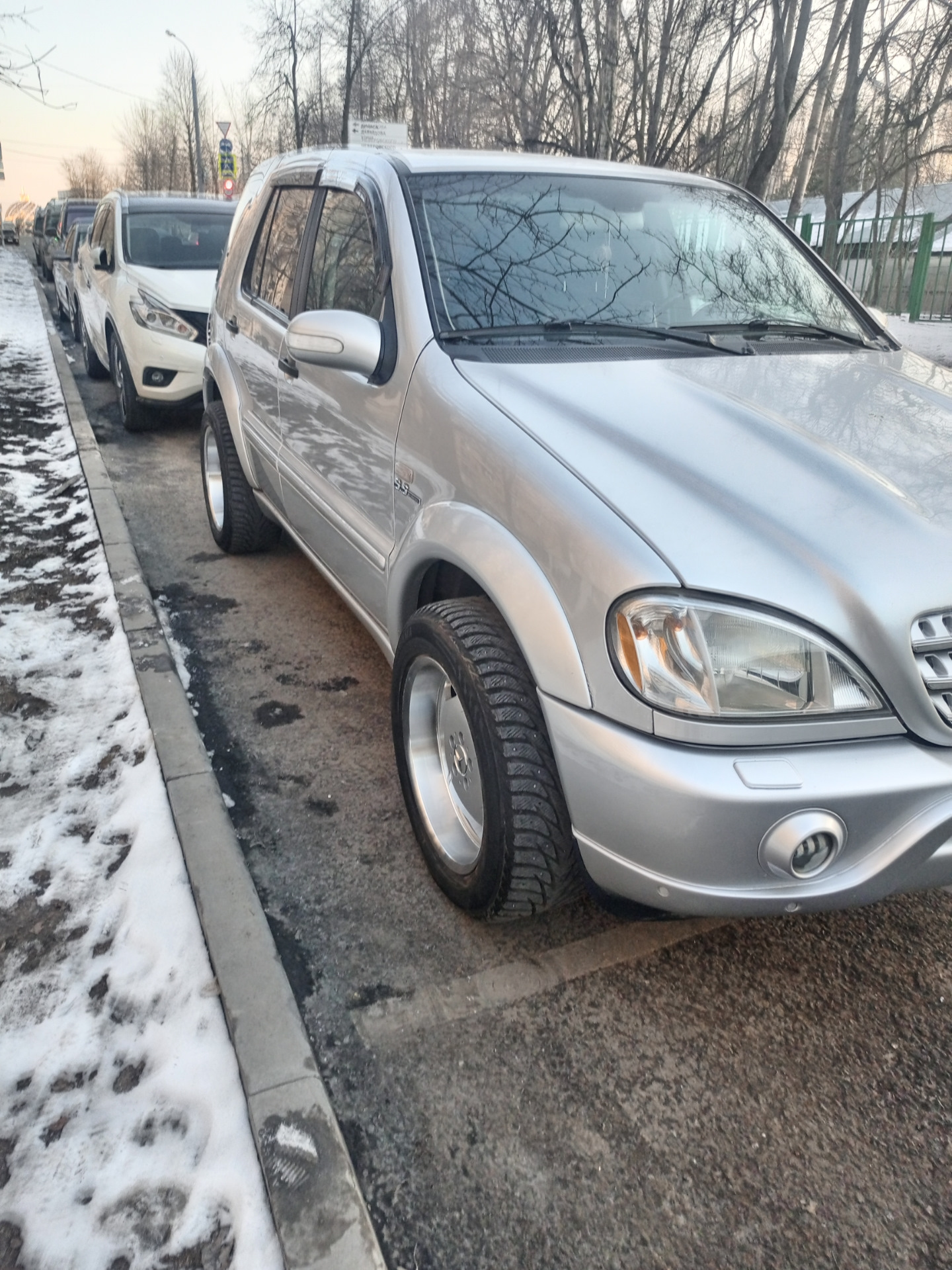 Моноблок и проставки — Mercedes-Benz ML 55 AMG (W163), 5,5 л, 2000 года ...