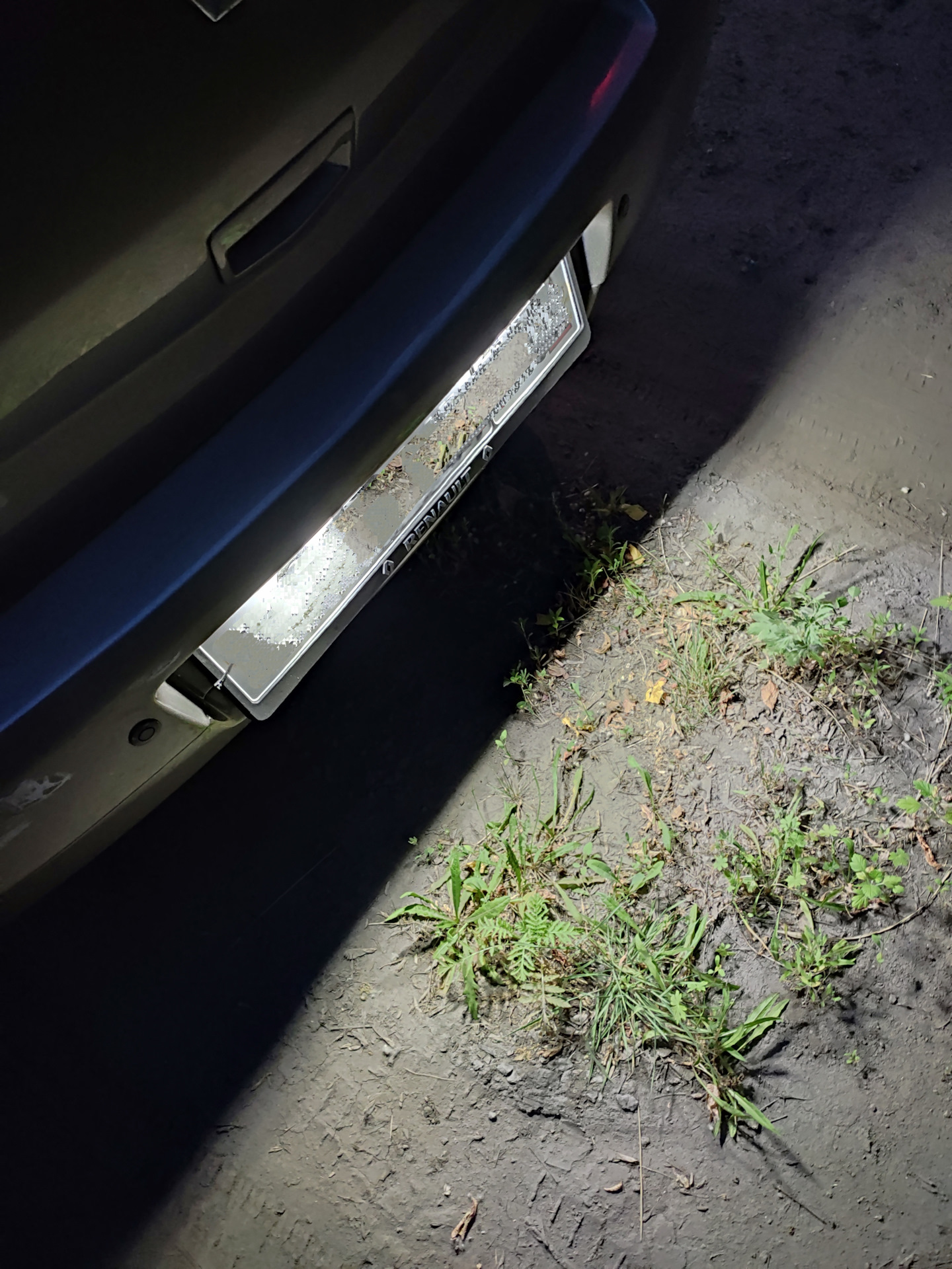 Подсветка номера — Renault Megane II, 1,4 л, 2008 года | электроника ...