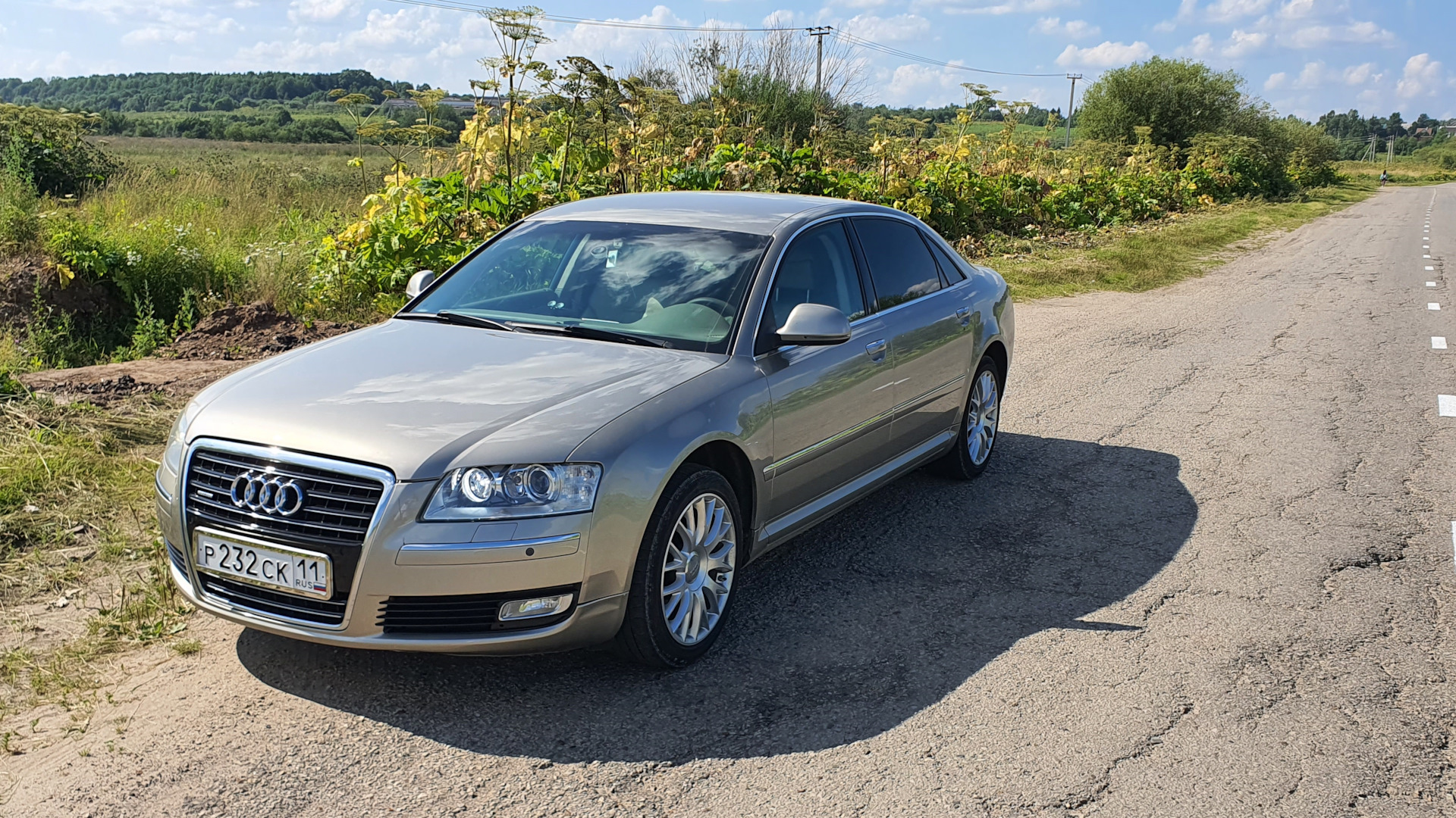 Audi A8 (D3) 4.2 бензиновый 2007 | Pushka Gonka на DRIVE2