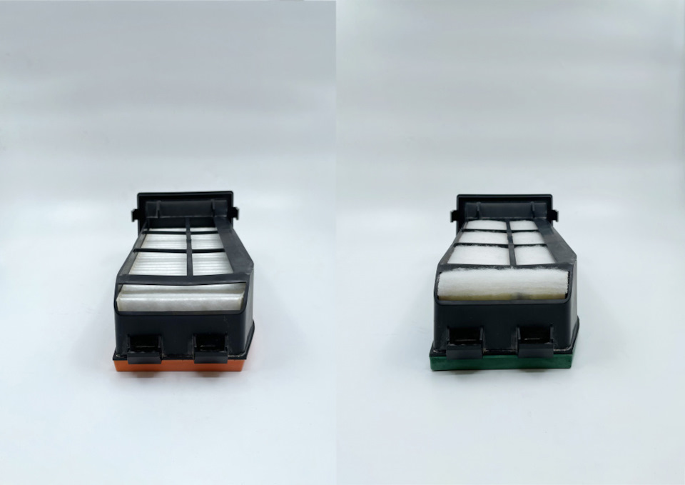 Несмотря на внешние отличия конструкции, в корпус оба фильтра устанавливаются герметично. — Renault Kaptur (2016)