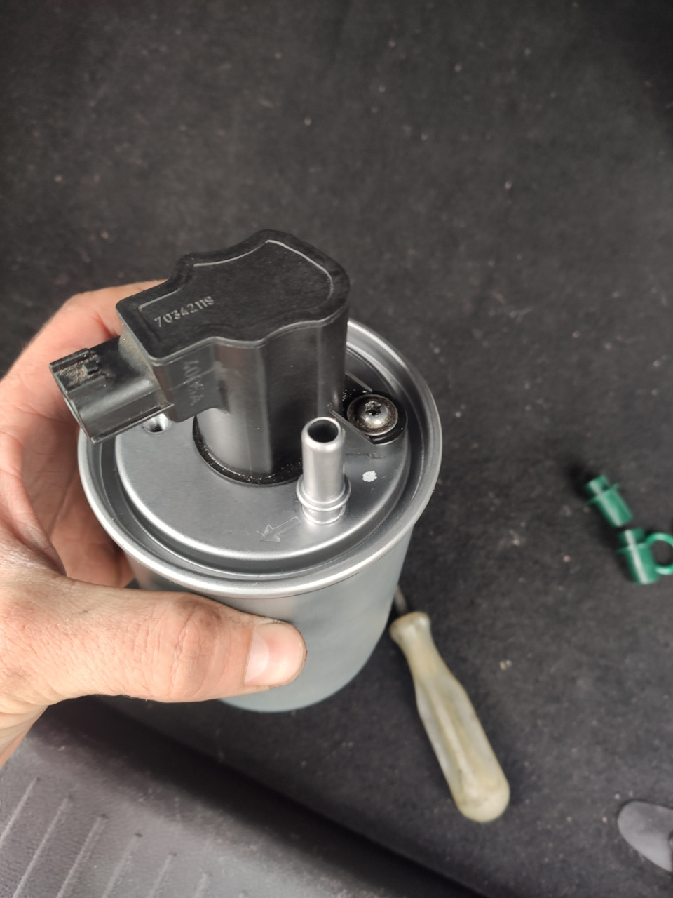 70342119 Б/У Датчик воды в топливном фильтре RENAULT | Запчасти на DRIVE2