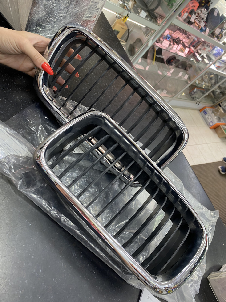 🖤 Новые хромированные решетки радиатора BMW E38 — BMW 7 series (E38), 3 ...